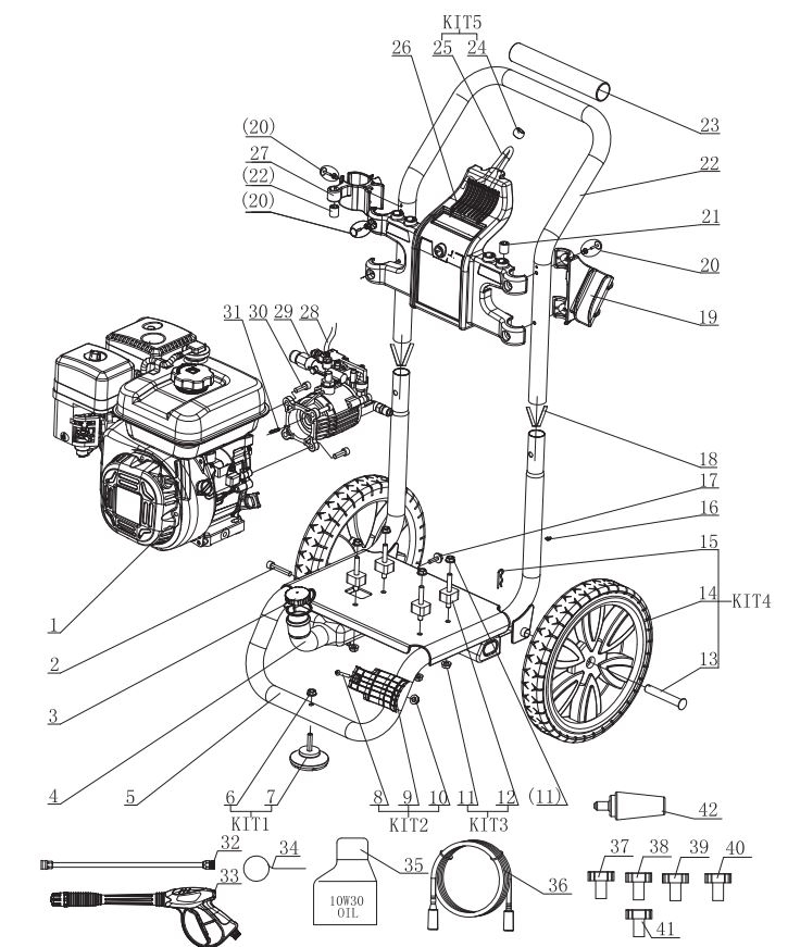 pgpw3100 PULSAR PARTS